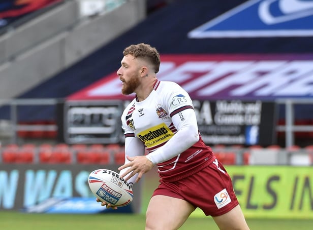 Jackson Hastings in action against Leeds