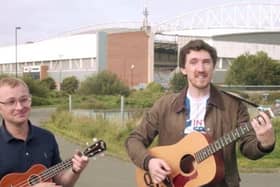 Tom Jones and Michael Frost at the DW Stadium
