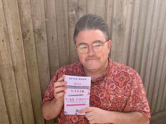 Peter Boon with a copy of his new book