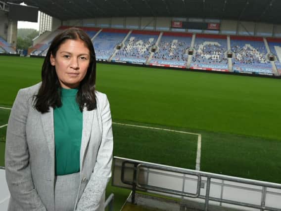 Lisa Nandy at the DW Stadium today
