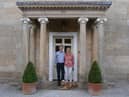 Guy and Julie Vass outside Melling Hall.