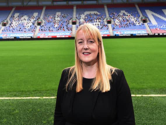 Caroline Molyneux, chair of the Wigan Athletic supporters club