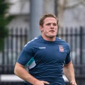 George Burgess in training