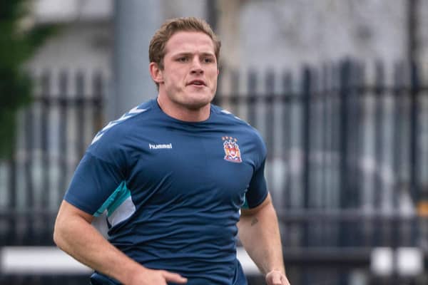 George Burgess in training