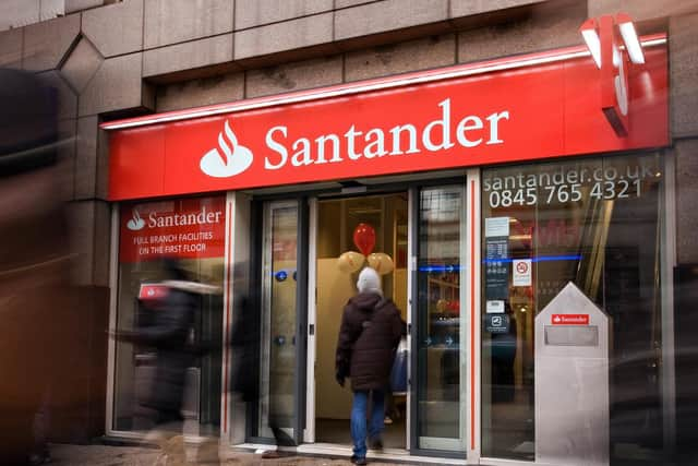 Santander customers were unable to access their bank accounts online