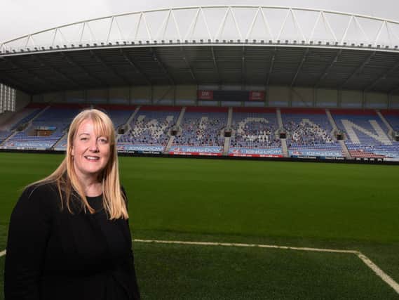 Wigan Athletic supporters club chair Caroline Molyneux