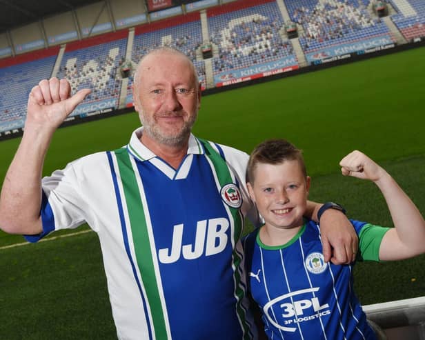 WASC vice chairman Mick Winsey and son Ethan, 11