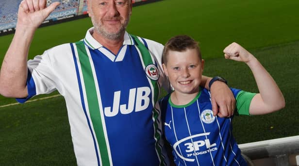 WASC vice chairman Mick Winsey and son Ethan, 11