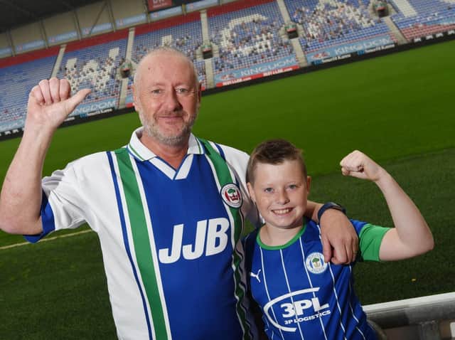 WASC vice chairman Mick Winsey and son Ethan, 11
