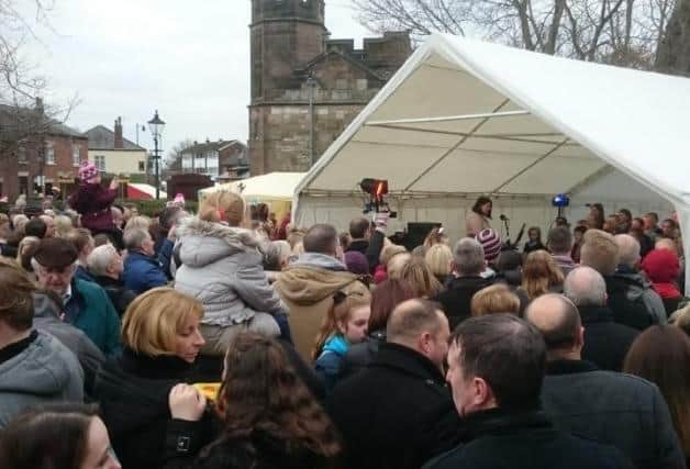 Crowds enjoy Standish Christmas Market 2016