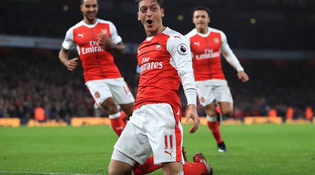 Mesut Ozil joined the Gunners seven years ago