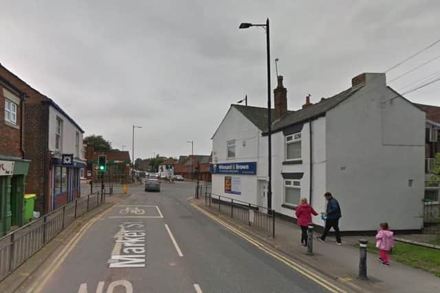 The incident occurred in Market Street,Standish. Image: Google