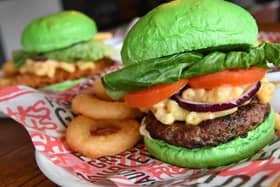 The green burger