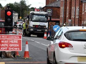 Roadworks on Preston Road, Standish, are causing traffic problems along the road and nearby junctions