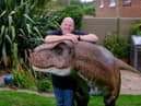 Adrian Shaw with his T-Rex