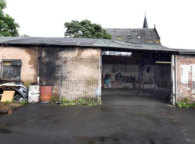 A planning application has been submitted for apartments on the garage  site