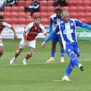 Joe Garner puts Latics 2-0 up from the penalty spot before Fleetwood's comeback