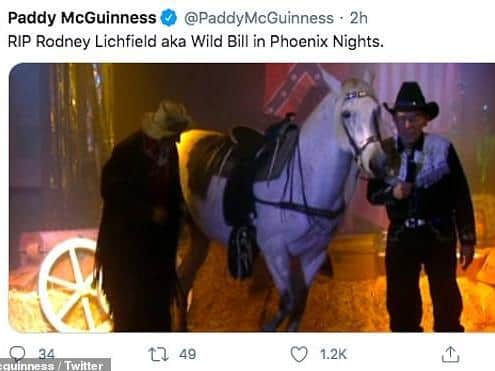 Paddy McGuinness's tribute to Rodney Litchfield, remembing his role in Phoenix Nights