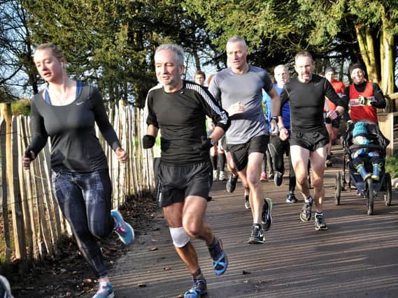 Runners take part in Haigh Woodland parkrun