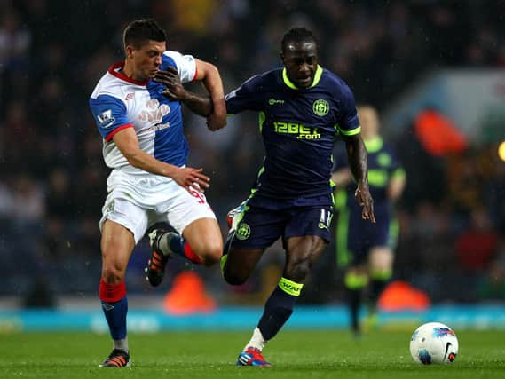 Victor Moses in action for Latics