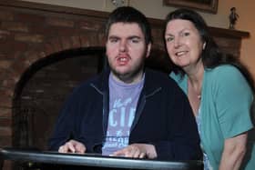 Jackie Fletcher with son Robert