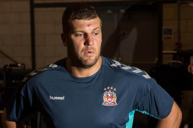 Wigan prop Tony Clubb