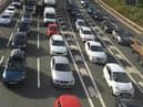 The collision has caused miles of congestion on the northbound M6