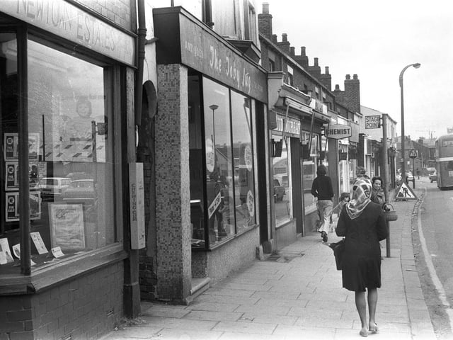 The Saddle Junction part of Ormskirk Road, Newtown, Wigan, in 1974
