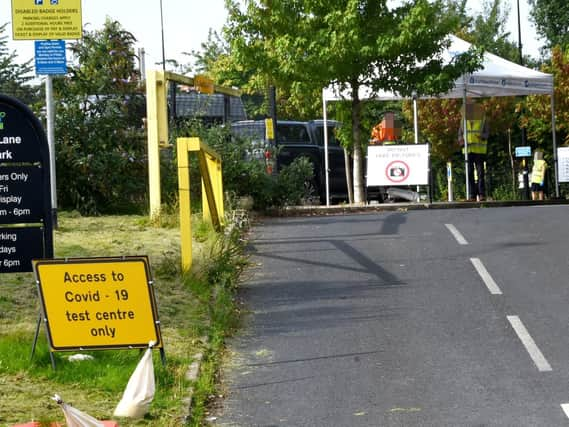 Chapel Lane testing centre has been closed to new bookings for several days