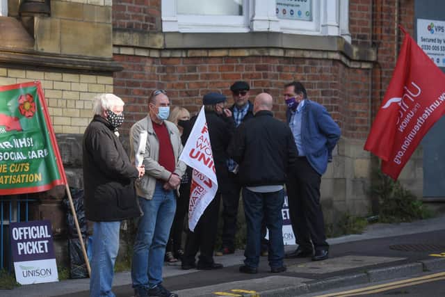 The picket line