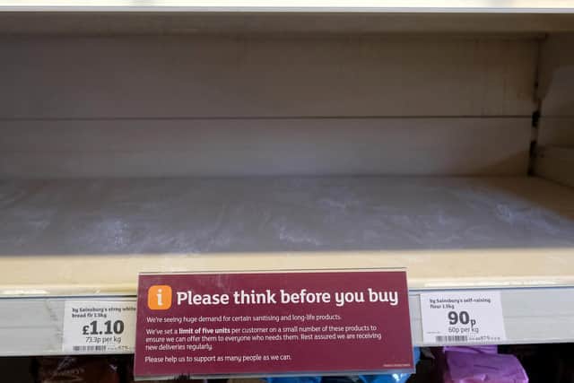 Remember this? This picture from a Sainsbury's store in March this year was typical of supermarkets throughout the country