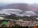 Mist over Derwentwater and Keswick in the Lake District. Tuesday is the first day of astronomical autumn.