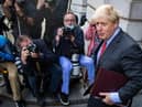 Prime Minister Boris Johnson arrives in Downing Street