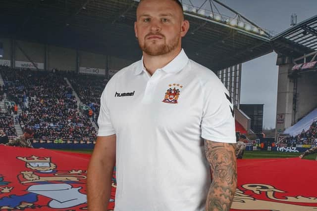 Wigan new signing Brad Singleton