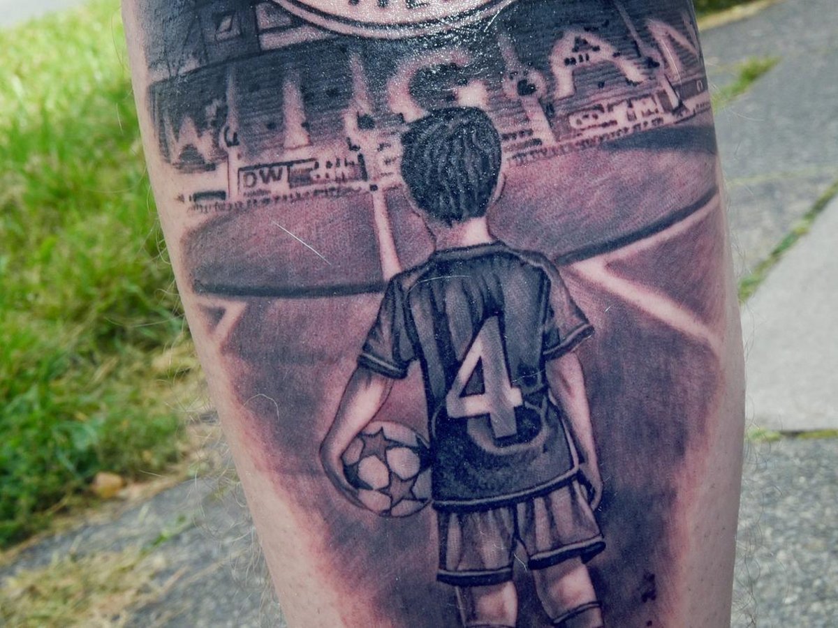 Wigan Athletic Fan S New Tattoo Depicts His Love For The Club Wigan Today