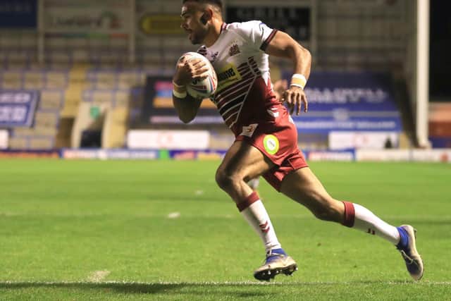 Bevan French goes over for a try