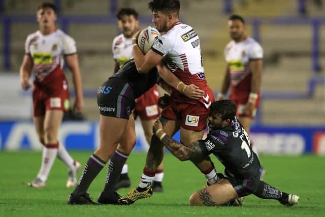 Action from Wigan's game against Wakefield