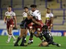 Action from Wigan's game against Wakefield
