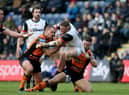 Wigan signing Brad Singleton in action for Toronto
