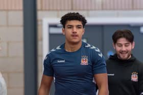Kai Pearce-Paul, who was signed from London Broncos a year ago, is one of six players who could make their Wigan debut tomorrow