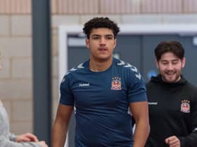 Kai Pearce-Paul, who was signed from London Broncos a year ago, is one of six players who could make their Wigan debut tomorrow