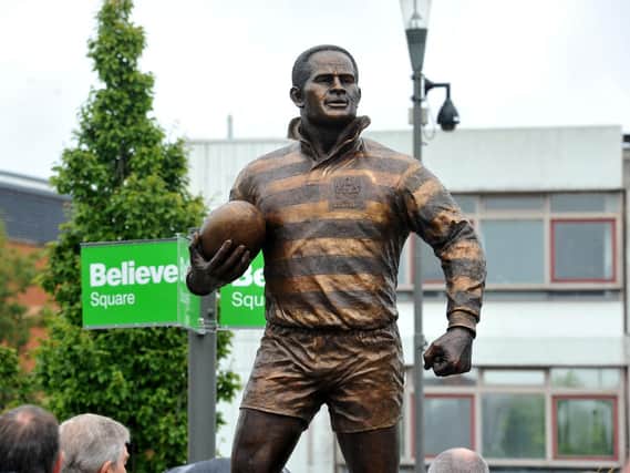 Billy Boston already has a statue in Believe Square but could soon have another in Wales