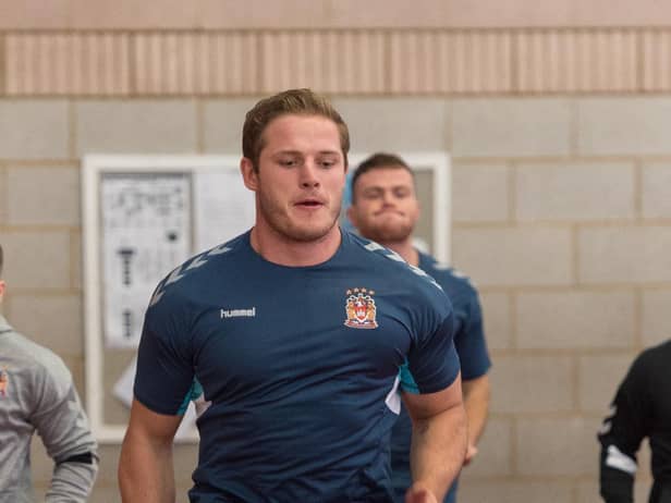 George Burgess in training