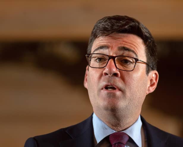 Greater Manchester mayor Andy Burnham