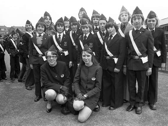 Wigan Boys Brigade on parade in 1976