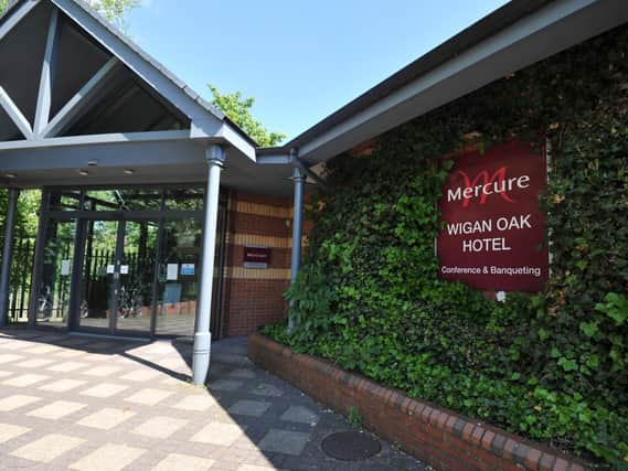 It is alleged that Gingell caused criminal damage at Wigan's Mercure Oak Hotel