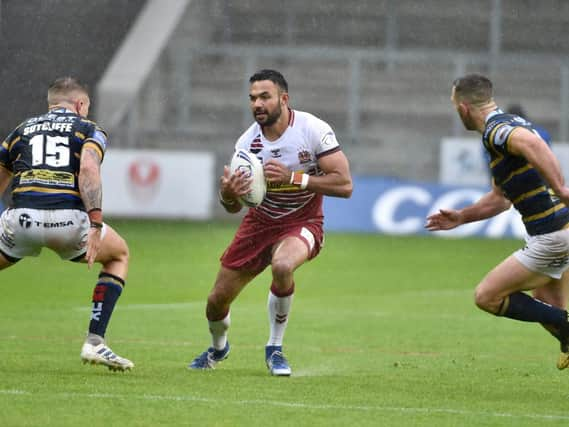 Bevan French in action against Leeds