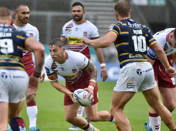 Sam Powell in action against Leeds