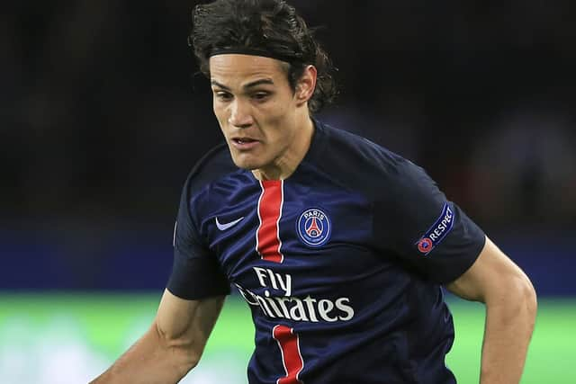 Striker Edinson Cavani