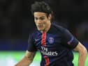 Striker Edinson Cavani